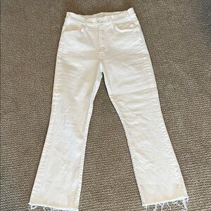 MOTHER The Hustler Ankle Fray Jean